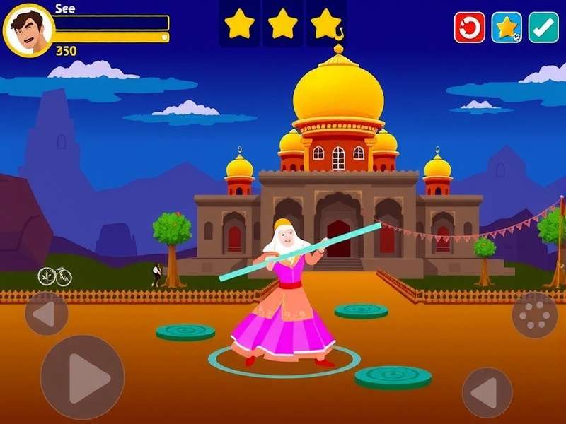Mastering Dance Moves in Ghoomar Groove Ghoomar Groove Gameplay Screenshot